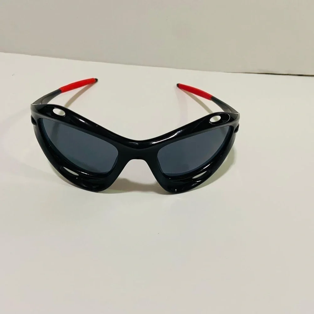 Steampunk chunky futuristic racing sunglasses